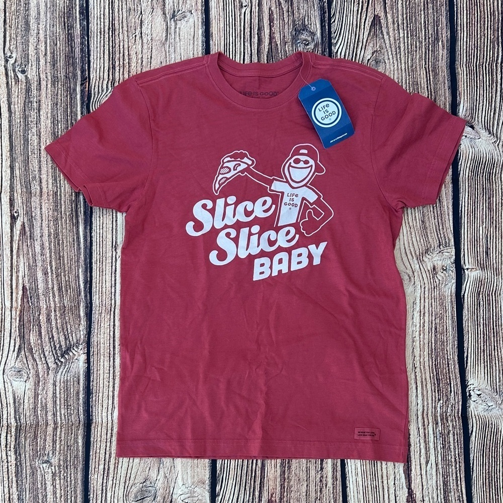 Life Is Good Red Graphic Tee